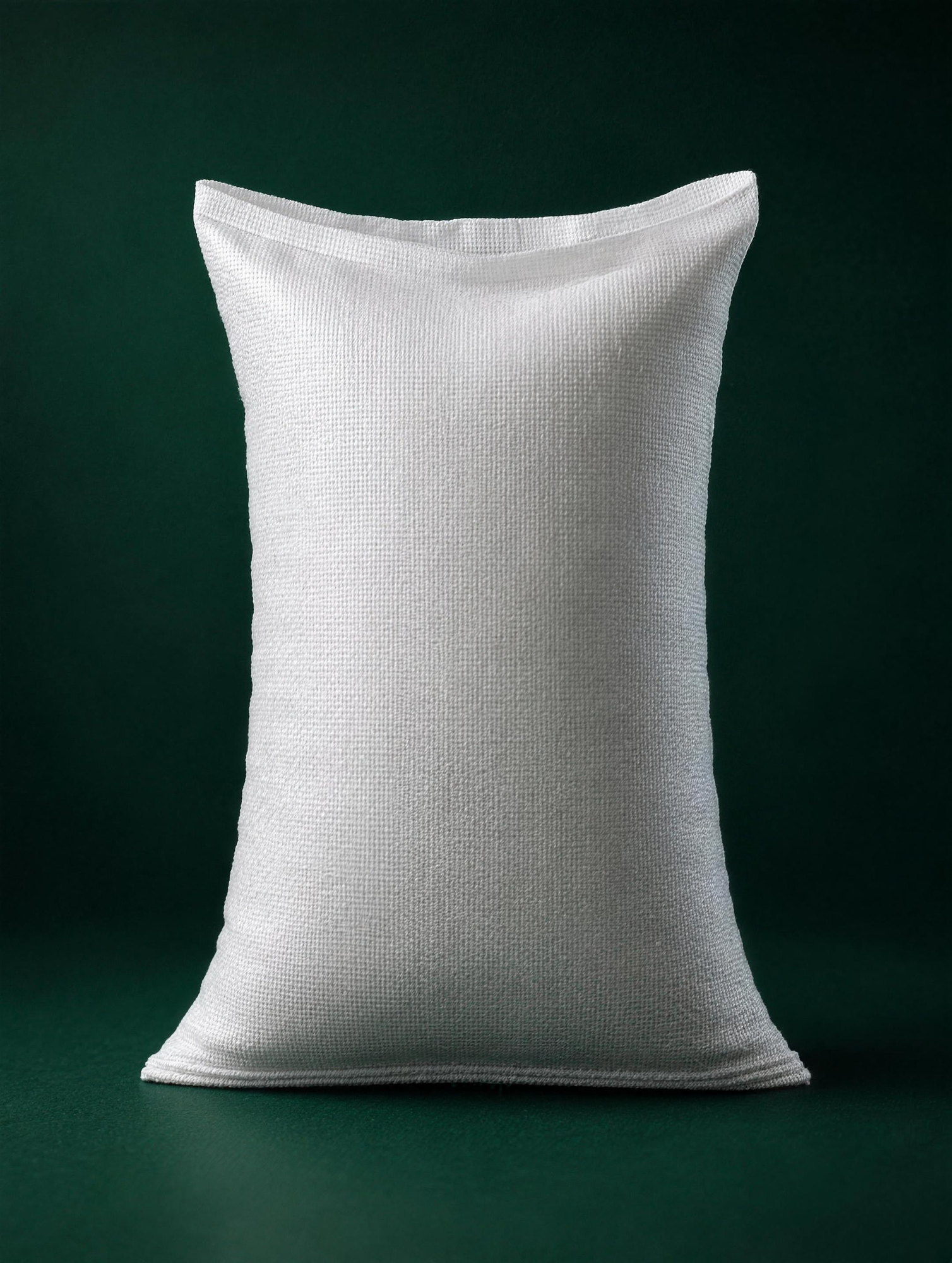 White raffia sack